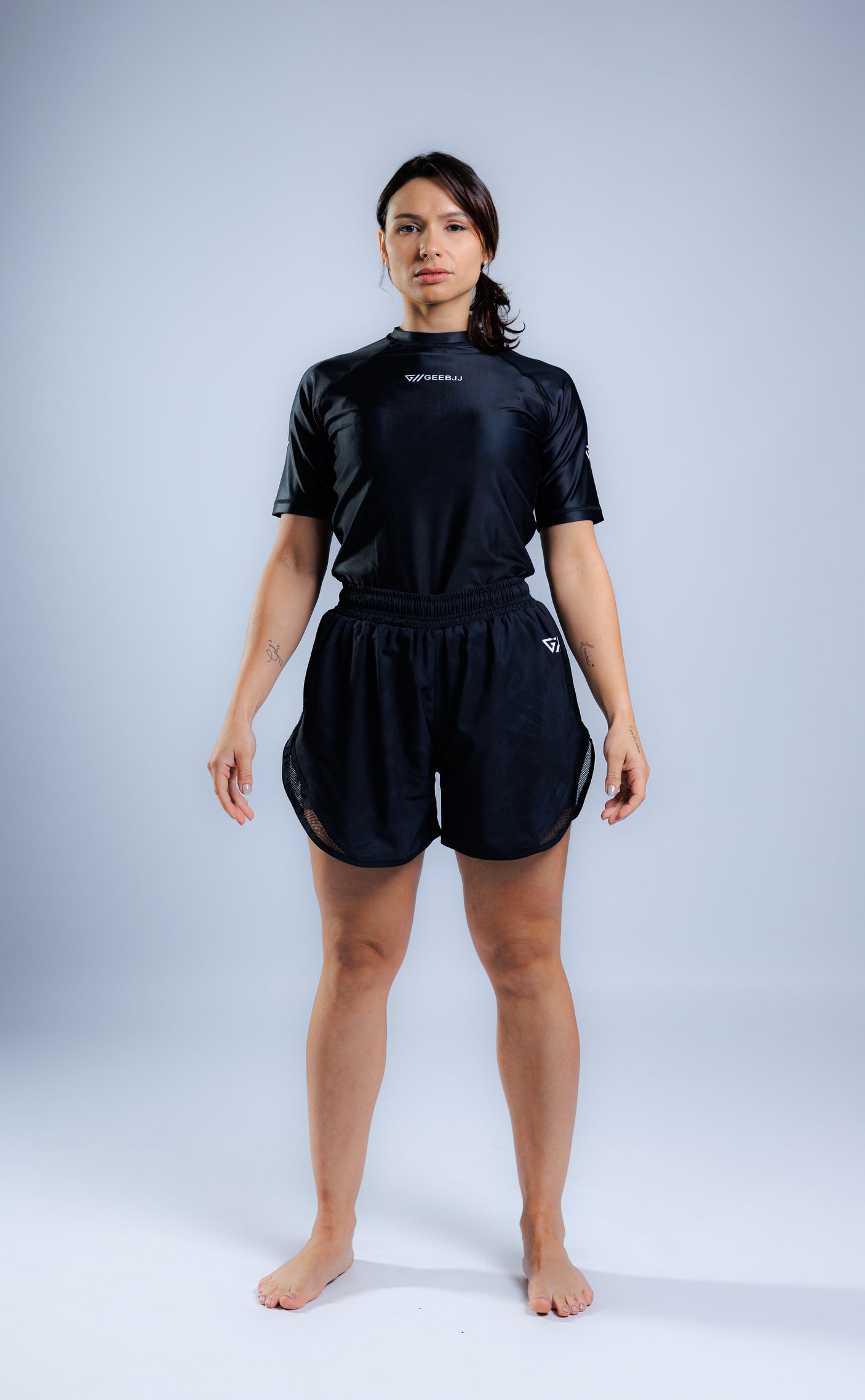 NOGI SET Luna Women's Rashguard + Grappling Shorts - Midnight Edition