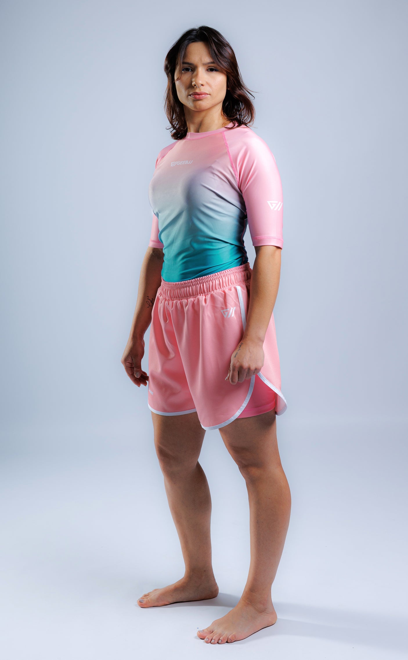 NOGI SET Luna Women's Rashguard + Grappling Shorts - Bloom Edition
