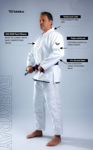 Essential BJJ Gi White Lightweight
