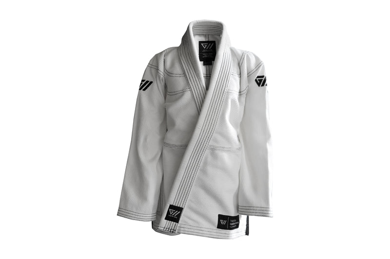 Load image into Gallery viewer, New Gen 1.0 White BJJ GI -  Kids &amp; Youth - Gee BJJ Kimonos
