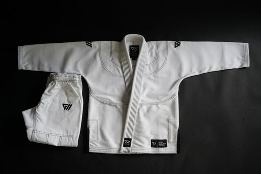 New Gen 1.0 White BJJ GI -  Kids & Youth - Gee BJJ Kimonos