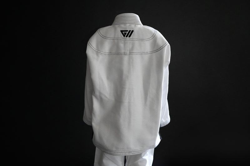 Load image into Gallery viewer, New Gen 1.0 White BJJ GI -  Kids &amp; Youth - Gee BJJ Kimonos
