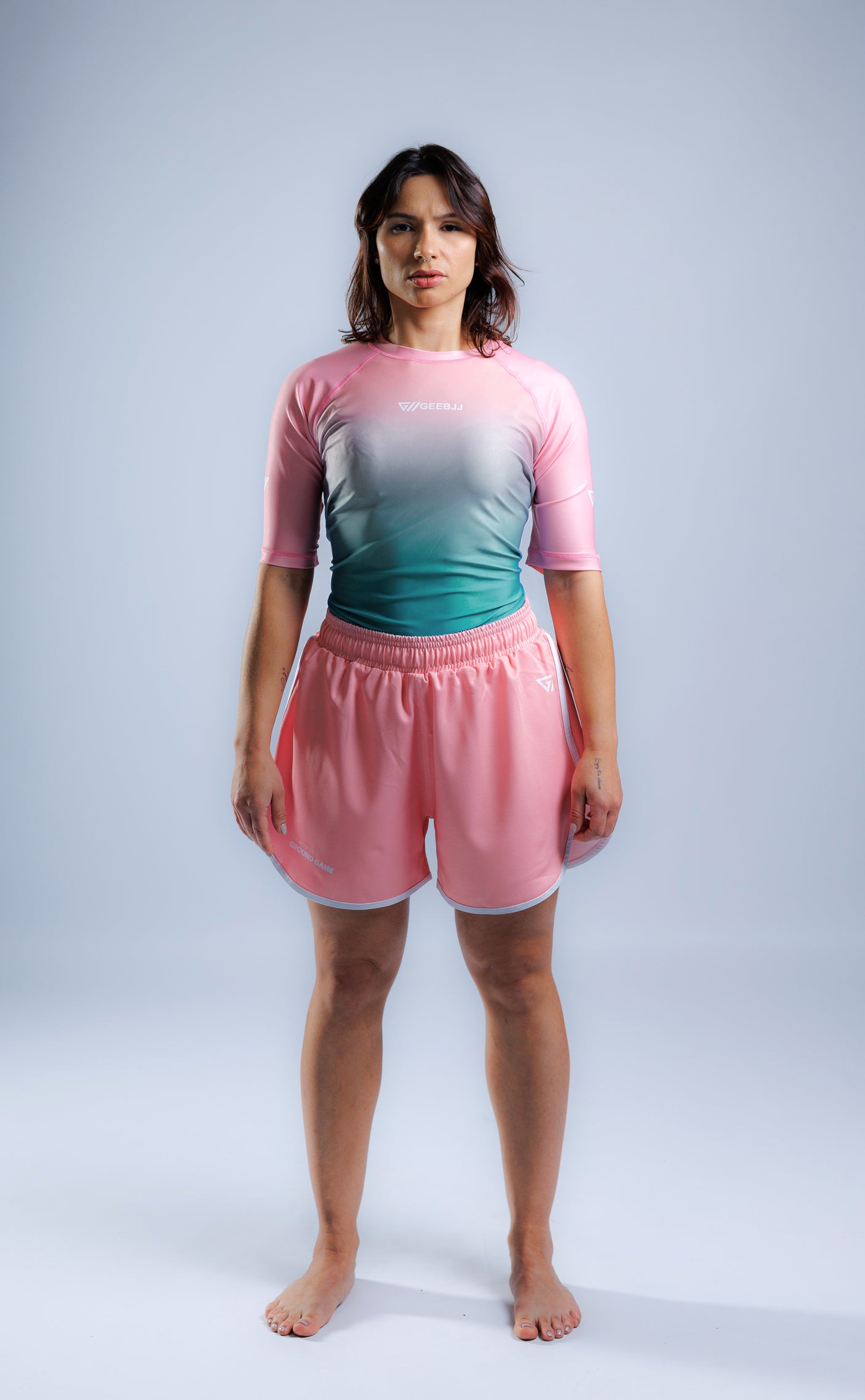 NOGI SET Luna Women's Rashguard + Grappling Shorts - Bloom Edition