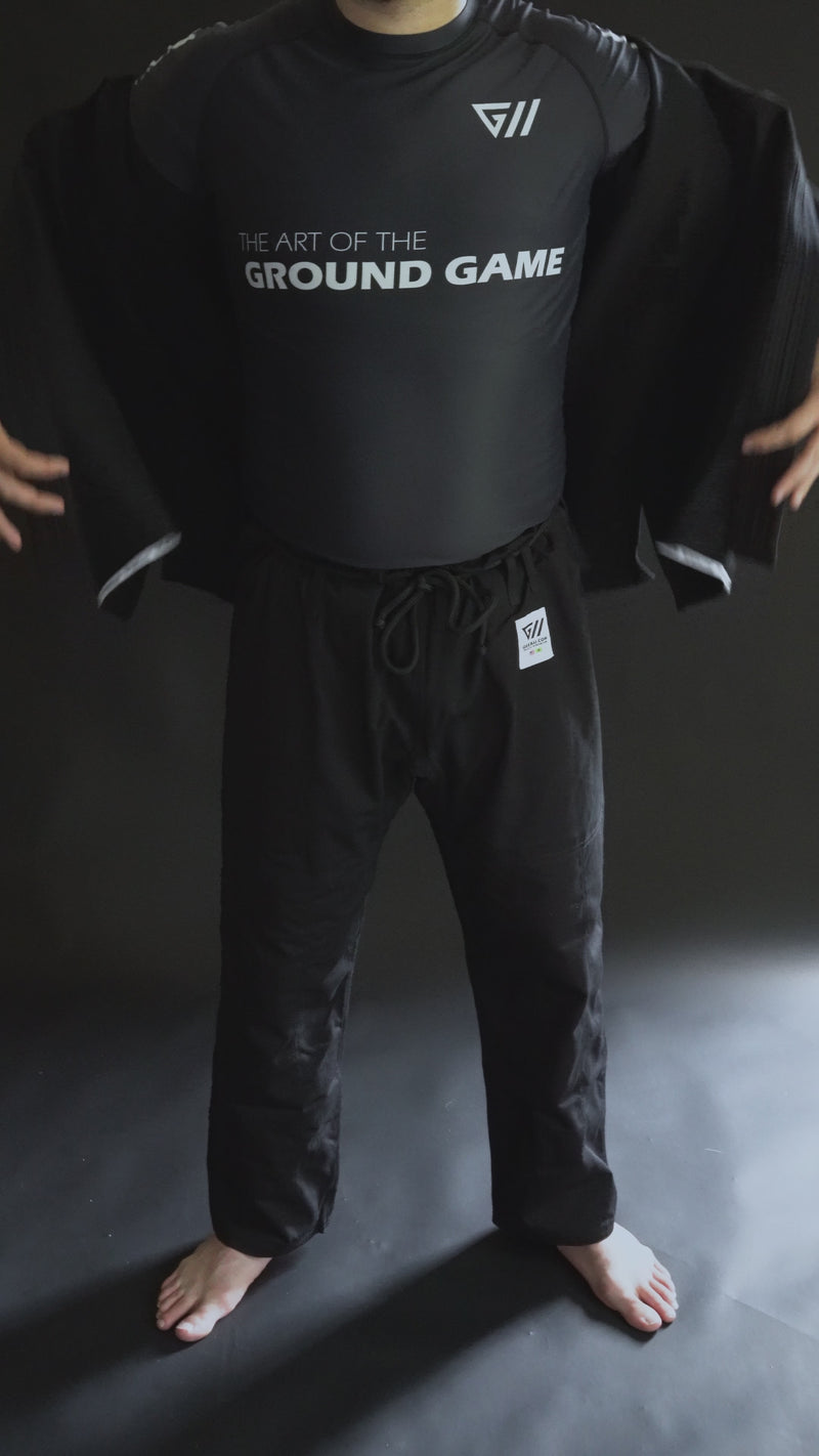 Load and play video in Gallery viewer, Ultra 4.0 Black Lightweight BJJ GI
