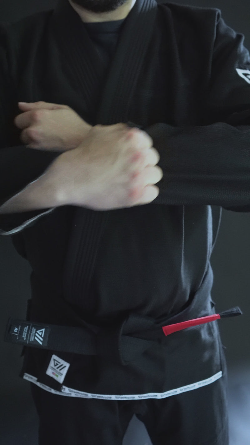 Load and play video in Gallery viewer, Ultra 4.0 Black Lightweight BJJ GI
